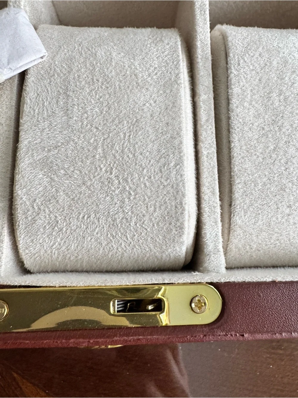 Mark and Graham CLASSIC LEATHER TOP STITCH WATCH BOX